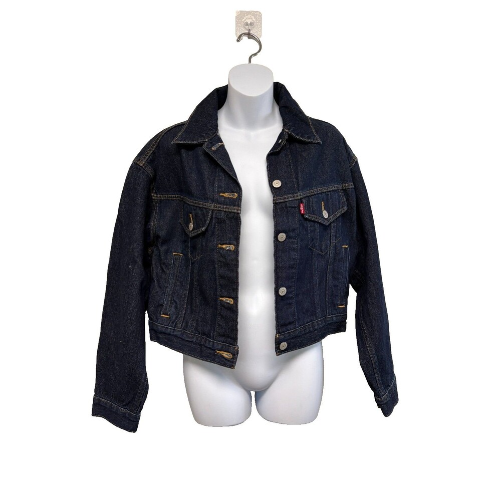 Levi's Women's Shrunken '90s Trucker Jacket - Blue Jean - Size Small - NWT